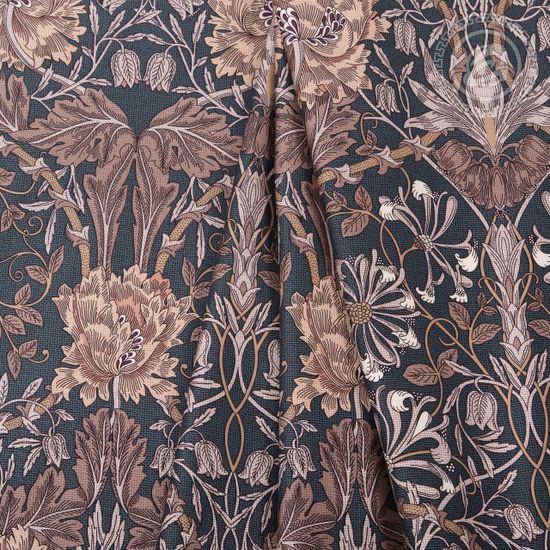 Евро комплект постельного белья Морис сатин коричневый