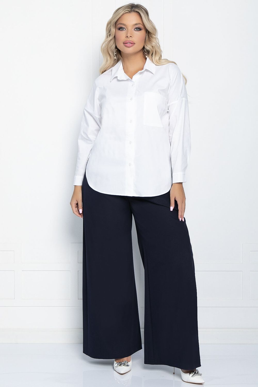 Брюки Дива (темно-синие) Б10951 LT Collection