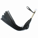 Плеть эксклюзивная BDSM Арсенал с металлической ручкой