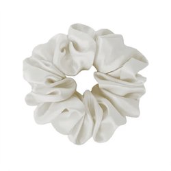 Шелковая резинка большая, белый, фото 2