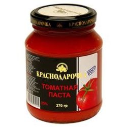 ПАСТА ТОМАТНАЯ КРАСНОДАРОЧКА 270 ГР 25% СТ/Б