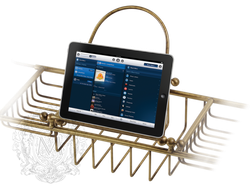 Полка-решетка на ванну с подставкой для планшета Migliore Complementi H29,5xL66-105xP19 cm ML.COM-50.171