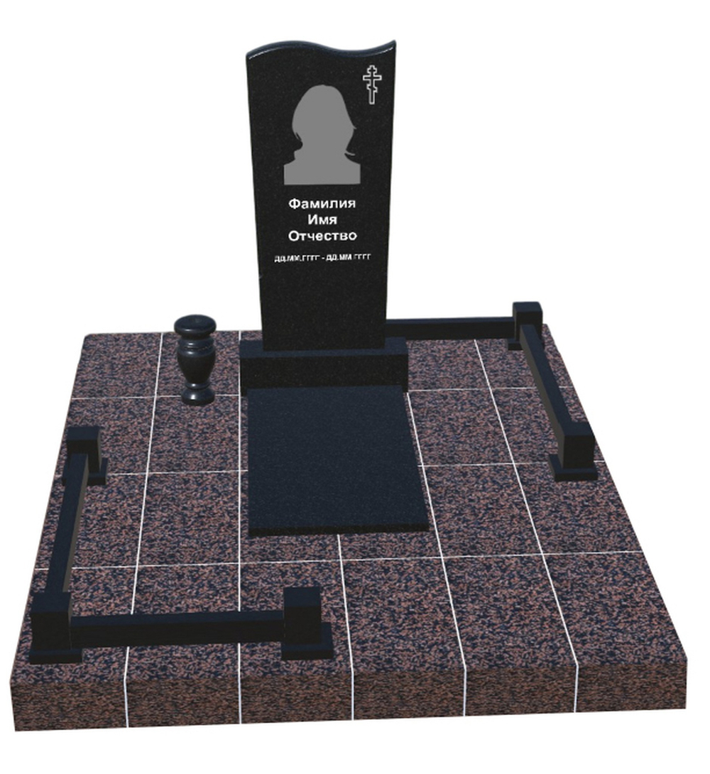 Готовое ритуальное сооружение 1,8м*2,4м (под ключ)