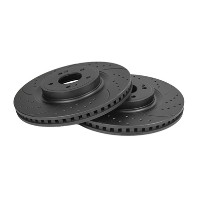 Диск тормозной GANZ передний перфорированный PRO-Line с покрытием (комплект - 2 шт) HYUNDAI G70 / Stinger'20- Арт.: GIJ06268S