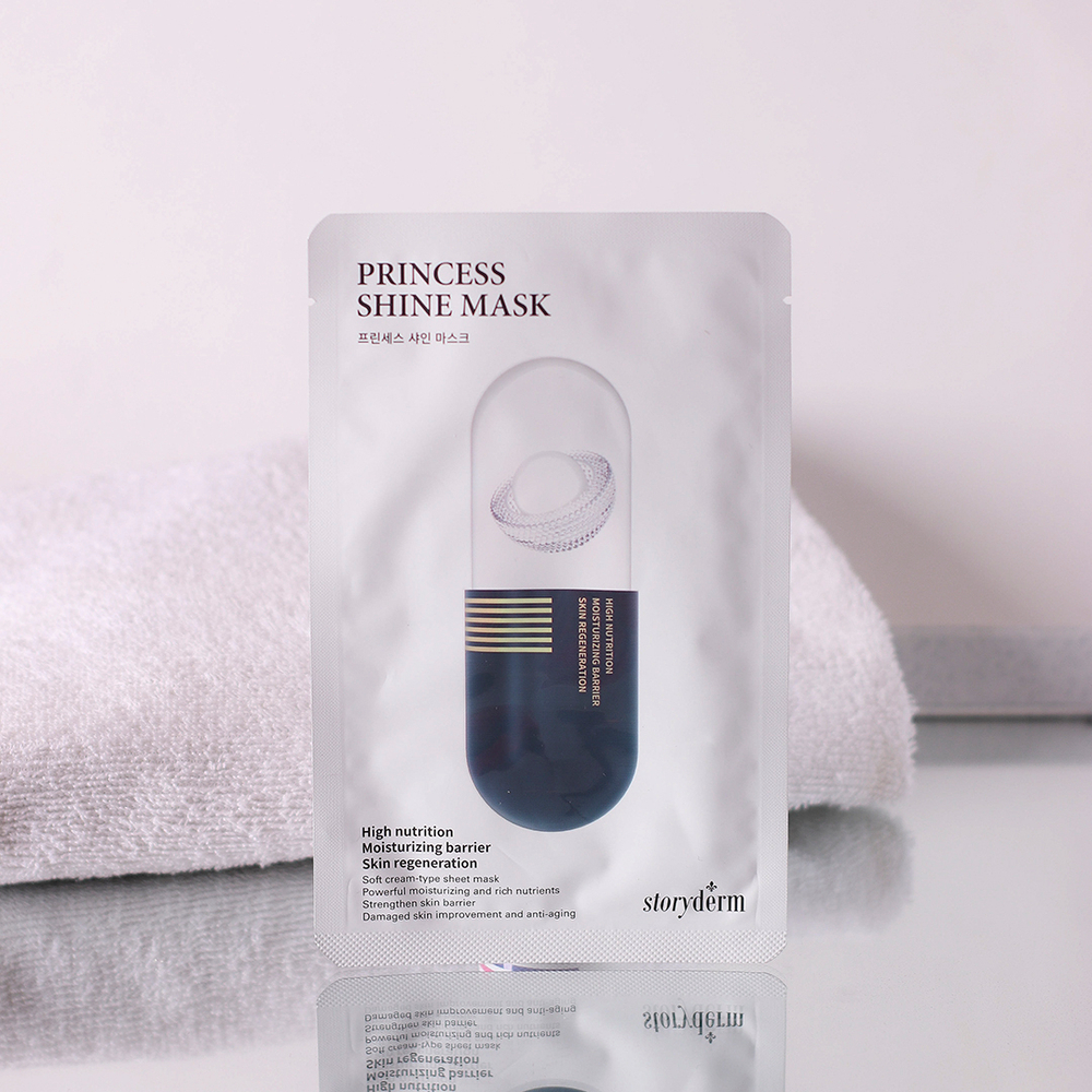 Восстанавливающая тканевая маска Princess Shine Gold Mask
