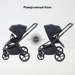 Детская коляска Rant Flex Therm Soft 3 в 1 с автокреслом Cruise Black Midnight Black