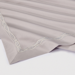 Постельное белье cемейное Сlaire&Caroll Le Fleur серый