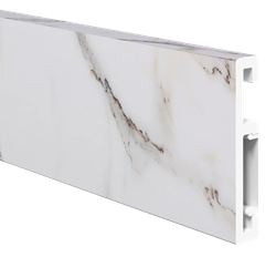 Напольный плинтус ПВХ Foresta Grace Мрамор Физи FG 010 2000х70х13 мм