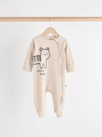 Комбинезон / Cлип для малышей Next N26-413, 3 шт., Бежевый, Серый