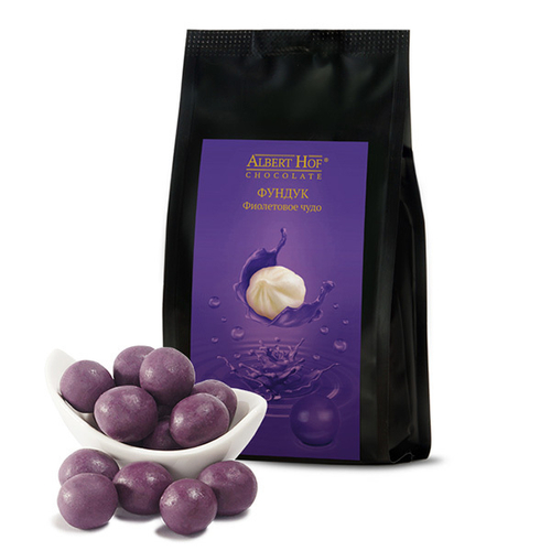 Фундук Фиолетовое чудо в белой шоколадной глазури РЧК AlbertHof 500г