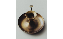 Подсвечник Zara Home, 6.5х13.5х11 см, золотой, 9398/468