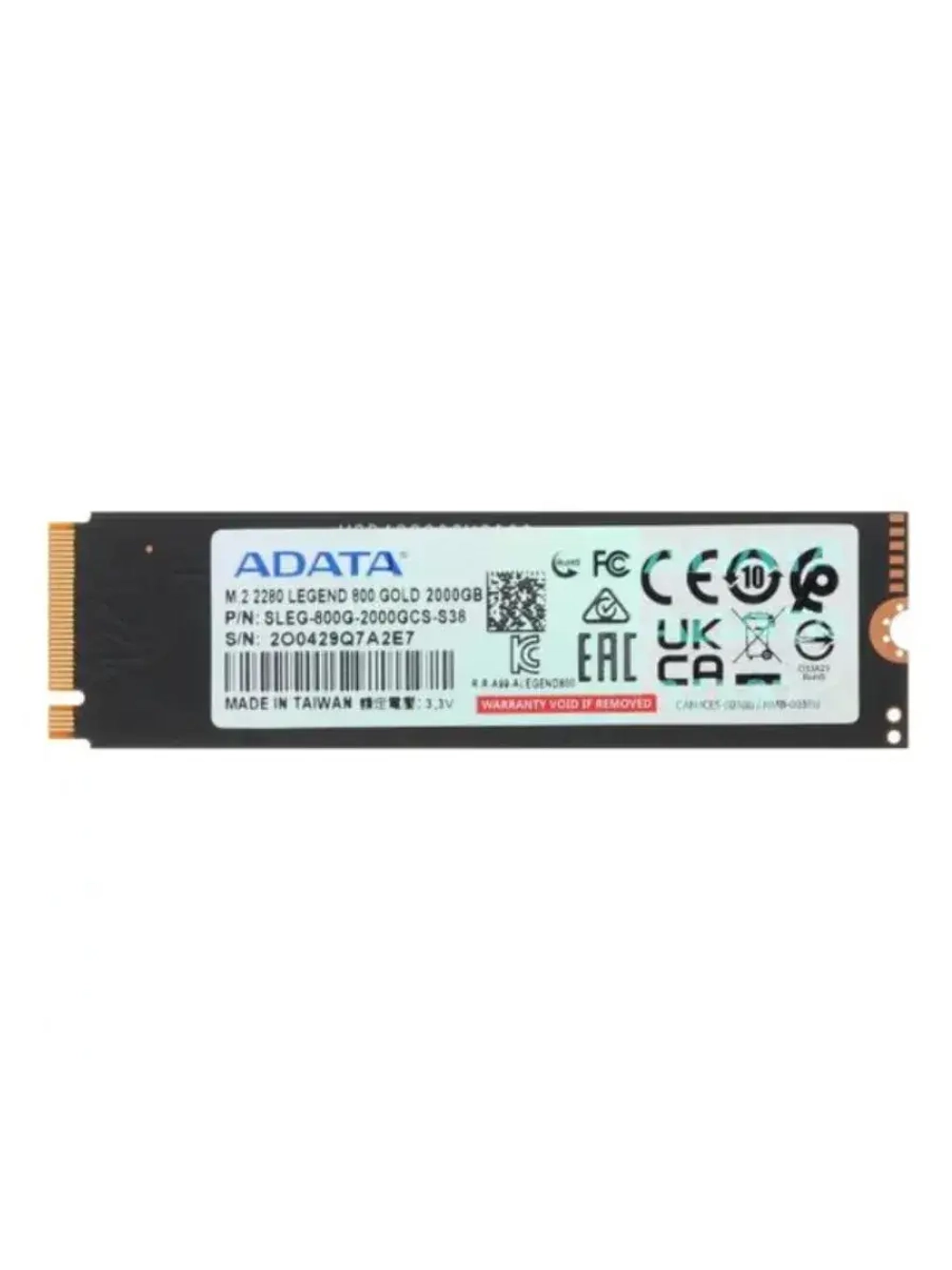 2 ТБ M.2 SSD накопитель LEGEND 800 GOLD