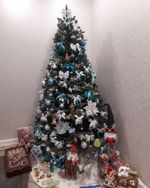 Искусственная ель «Барокко» (Литая+пвх) 150 см / 1.5 м