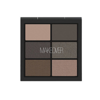 Палетка теней для век 6 оттенков Makeover Paris Pro Eyeshadow Palette 6 Color Love In Florence