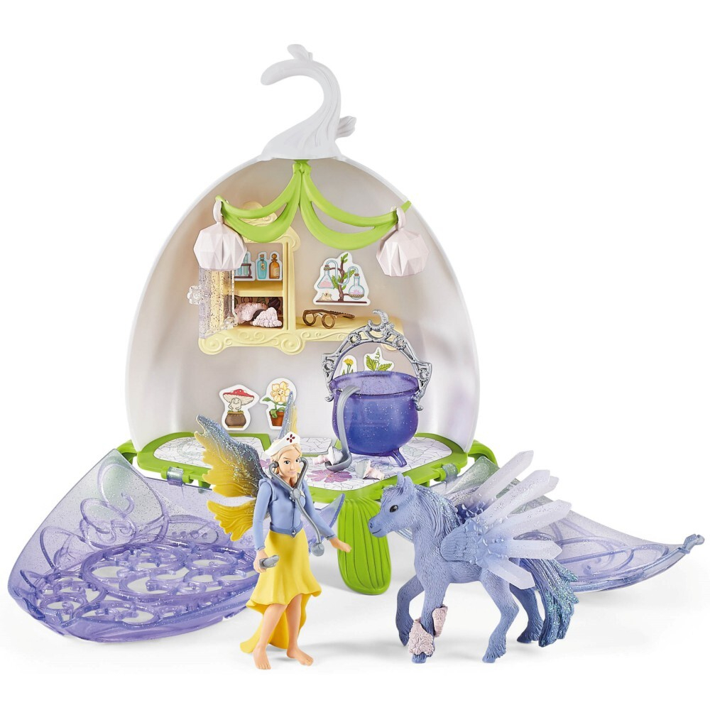 Schleich Bayala Elf World — Цветок ветеринара + фигурка феи Сера 42523 / артикул   42523  / GTIN 4059433573076