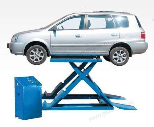 Ножничный подъемник под пороги на пол Длинные трапы ПГН3000/Н