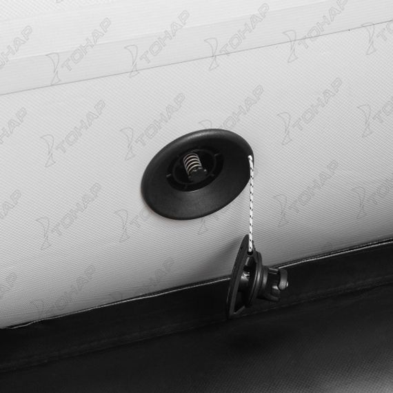 Лодка Алтай А320 надувное дно, светло-серый/красный (модель A-S320AS) Тонар