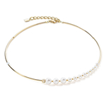 Колье Coeur de Lion Asymmetry White-Gold 1102/10-1416