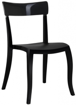 Стул пластиковый Papatya Hera-S, черный