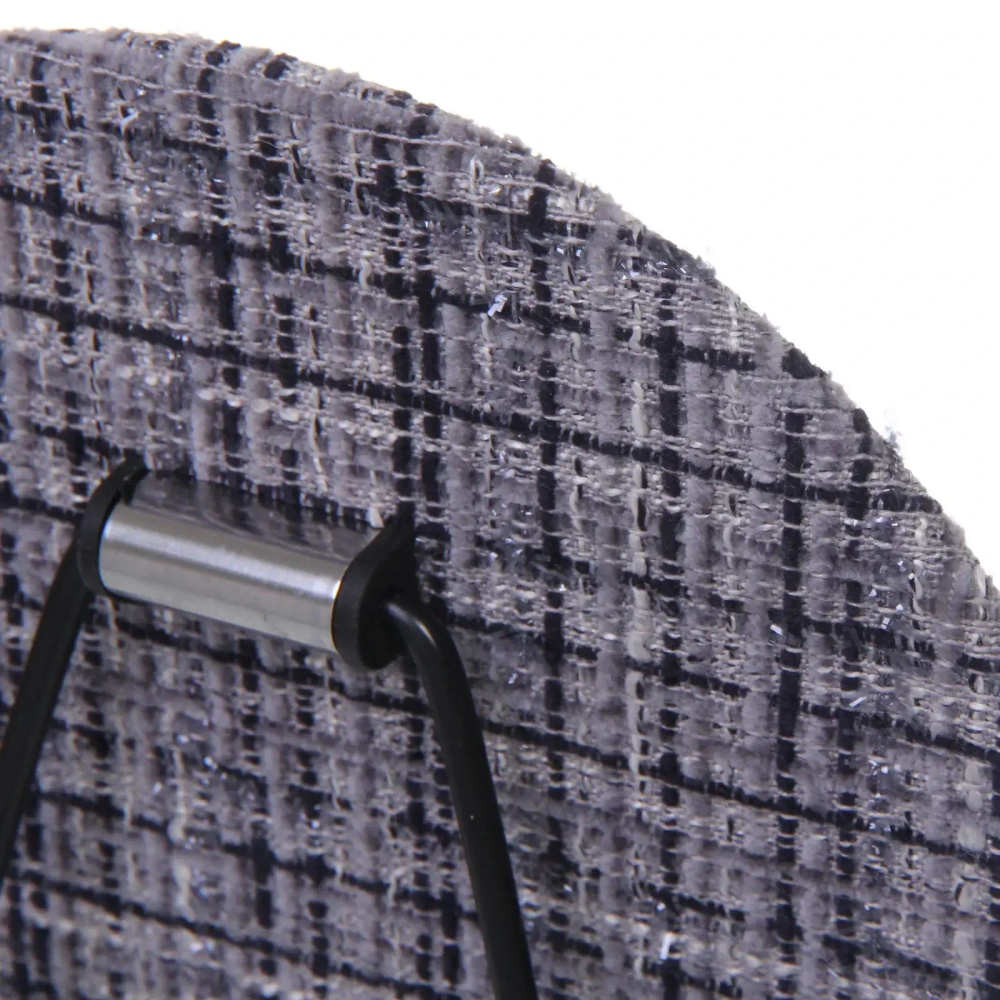 Зеркало настольное «ФРАТЕЛЛИ», серо-черный цвет, 15*15см (коробка)