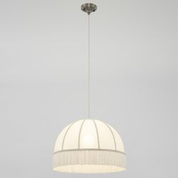 Citilux Базель CL407031 Подвесной светильник бронза с бежевым абажуром