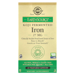 Solgar, EarthSource®, ферментированная кодзи, железо, 27 мг, 30 растительных капсул