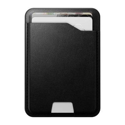 Кожаный чехол-бумажник MagSafe Nomad Horween Leather Mag Wallet Гибридный картхолдер из натуральной кожи Horween. Работает с приложением Apple «Локатор». Вмещает до четырёх карт. Есть RFID-защита