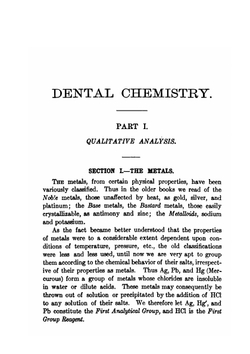 Lecture-notes on chemistry for dental students | Henry Carlton Smith