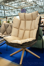 Дизайнерское кресло DC-1565С (бежевое) BEIGE