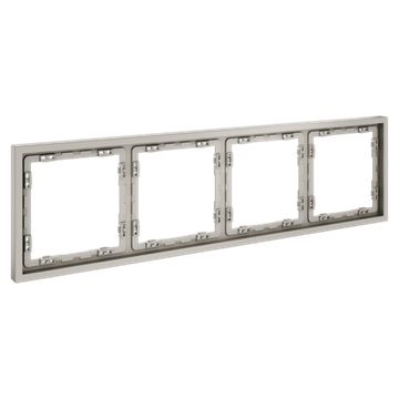 Рамка пластиковая VOLTUM S70 на 4 поста, (кашемир)