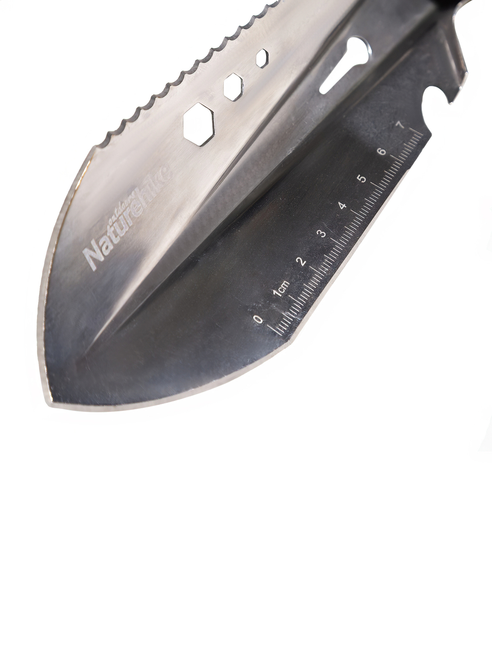 Лопата ручная мини Naturehike многофункциональная, зеленая (NH20GJ001)