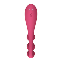 Тройной вибромассажёр Satisfyer Tri Ball 1, красный