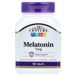21st Century, Мелатонин, 3 мг, 90 таблеток