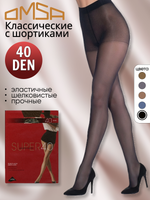 OMSA Колготки женские SUPER 40 Черный