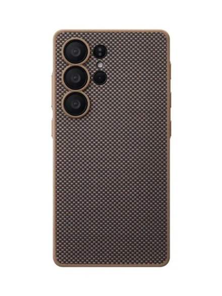 PITAKA Pin Button case for Samsung Galaxy S25 Ultra (Pin Button Black gold)