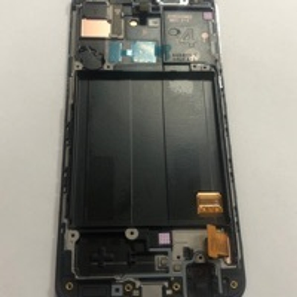 Дисплей для Samsung A405F (A40) модуль Черный - OR переклейка