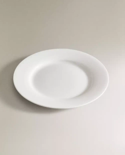 ZARA HOME ДЕСЕРТНАЯ ТАРЕЛКА, БЕЛЫЙ