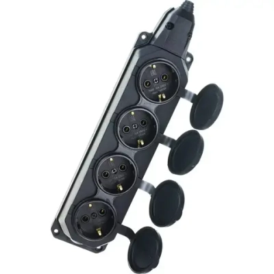 NE-AD Колодка каучуковая четверная (4 гнезда), 1 штука