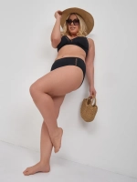 купальник раздельный утягивающий с высокой посадкой