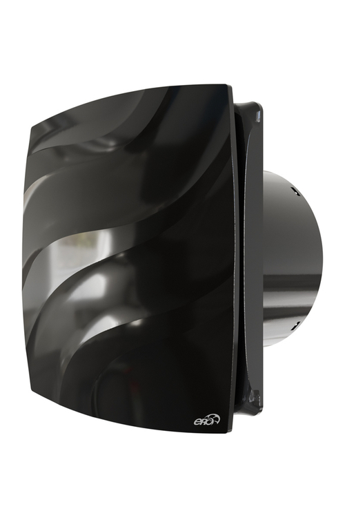 Вентилятор вытяжной  D100 WAVE Black classic  ERA