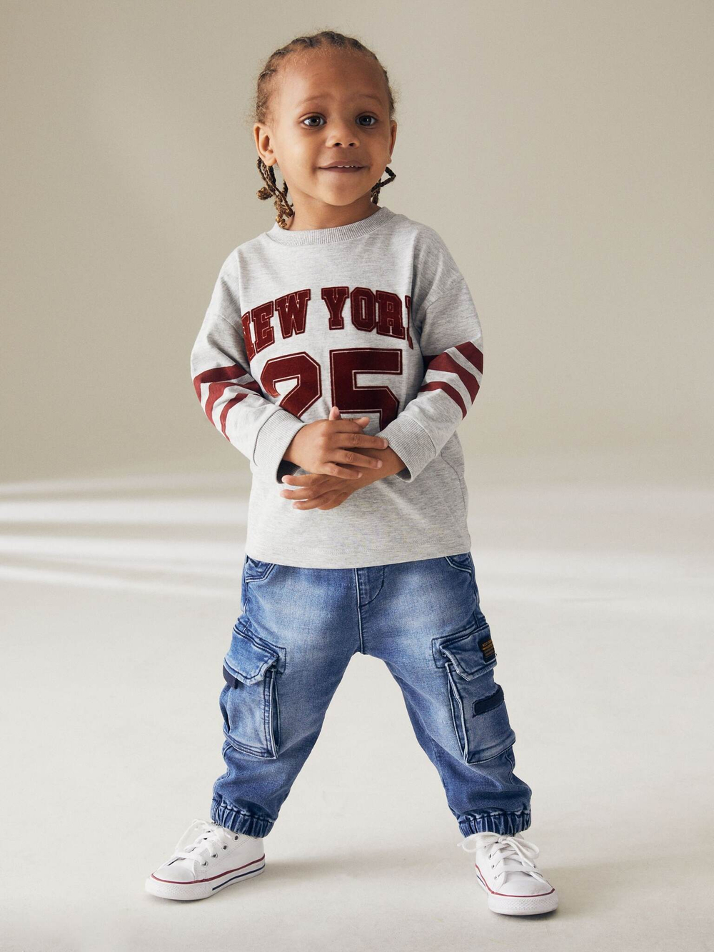 Джинсы карго для мальчика Next 971-047, Синий