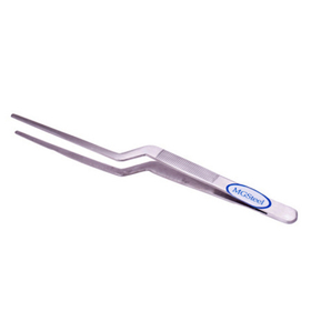 Щипцы (пинцет) 20 см. изогнутые, нерж. MGsteel