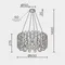 Подвесная люстра MODELUX ML.6621.14 BS-SM