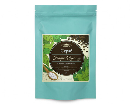 Скраб для тела сухой Кофе Бугису, 150 г (3,03 б)