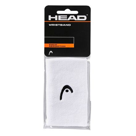 Напульсники HEAD 5", 285070-WH, ширина 12,7 см, 90% нейлон,10% эластан, пара, белый