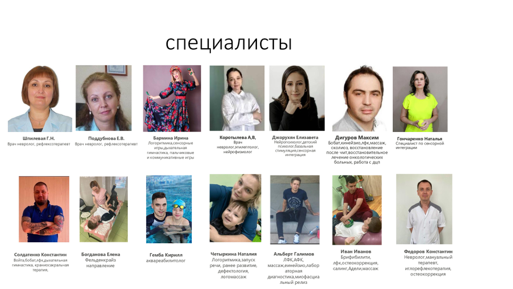 Наши специалисты