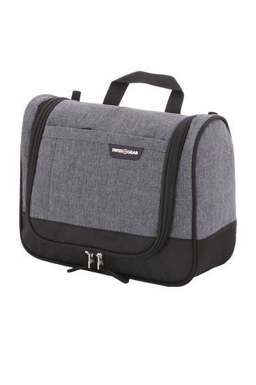 Несессер SWISSGEAR, серый, ткань Grey Heather/полиэстер 600D PU, 27 x 11 x 20 см