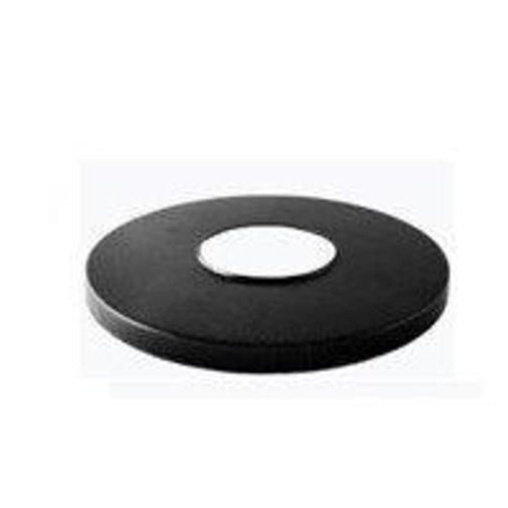 Накладка на опору металлическую ЭРА черная круглая | Садово-парковые светильники