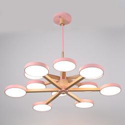 Люстра на штанге TURNA DBL L12 Pink