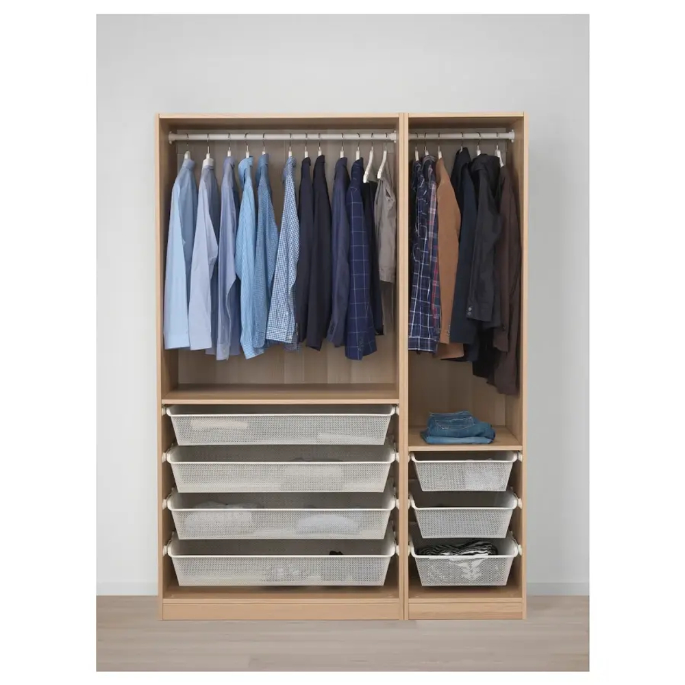 Шкаф - IKEA PAX/FORSAND/ПАКС/ФОРСАНД ИКЕА, 150х60х201,2 см, светло-коричневый